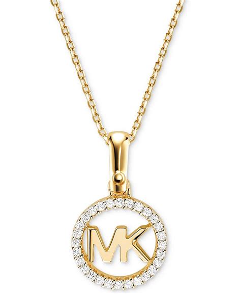 long drop necklace from michael kors|Michael Kors sterling silver necklace.